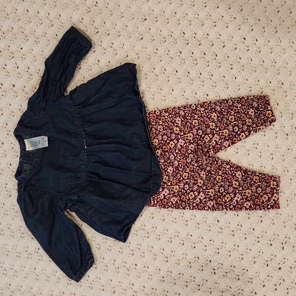 Carter's 2 piece set. 3 mos.